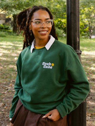 Book Babe embroidered unisex sweatshirt