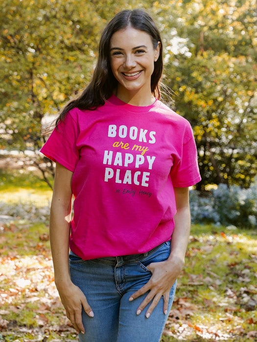 Emily Henry: Books Are My Happy Place unisex t-shirt