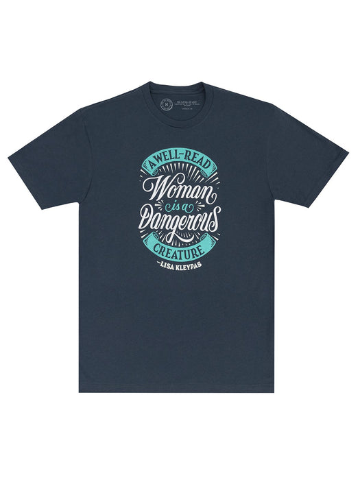 A Well-Read Woman is a Dangerous Creature unisex t-shirt