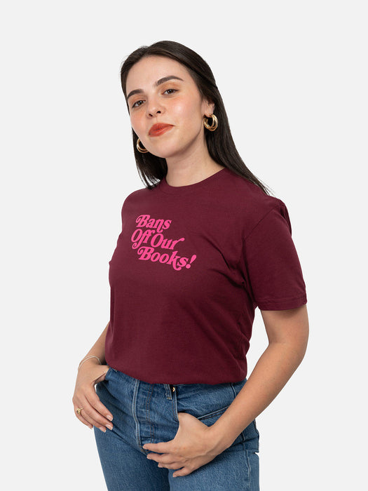 Bans Off Our Books unisex t-shirt (Red)