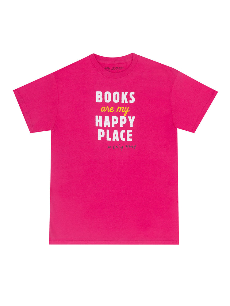 Emily Henry: Books Are My Happy Place unisex t-shirt