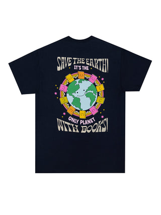 Only Planet with Books unisex t-shirt