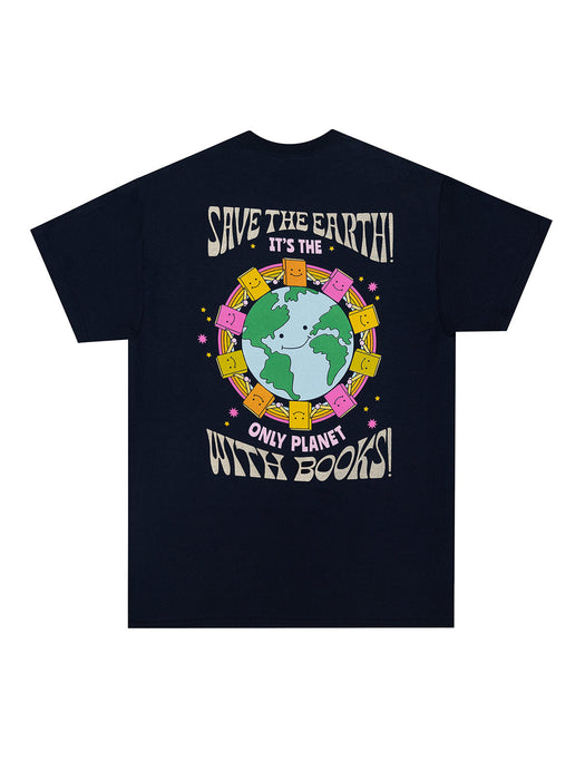 Only Planet with Books unisex t-shirt