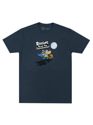Dog Man: Reading Gives You Superpowers unisex t-shirt