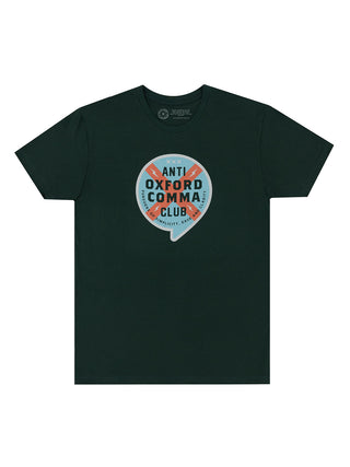 Anti Oxford Comma Club unisex t-shirt