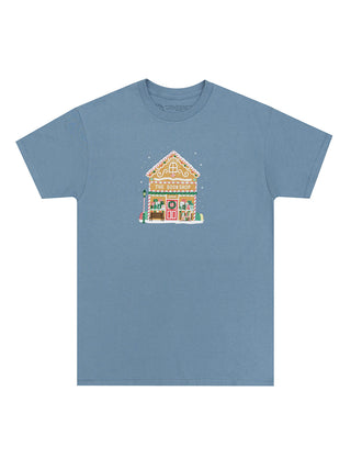 Gingerbread Bookshop unisex t-shirt