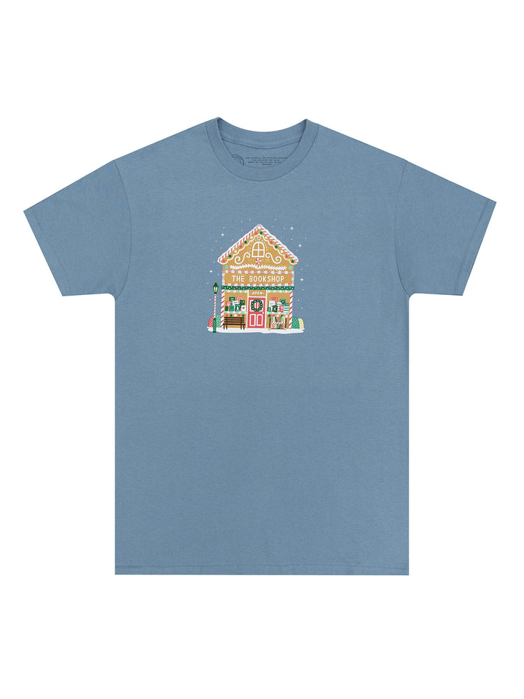 Gingerbread Bookshop unisex t-shirt