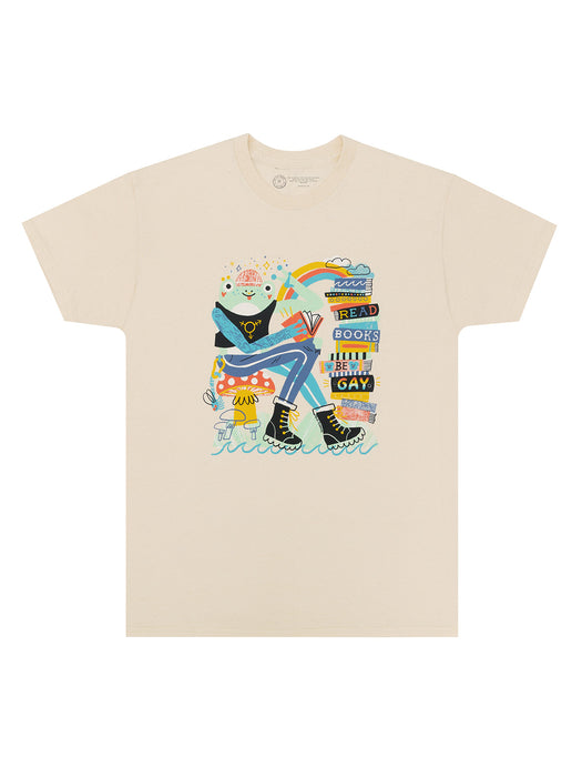 Read Books Be Gay unisex t-shirt