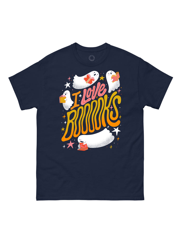 I Love Booooks unisex t-shirt
