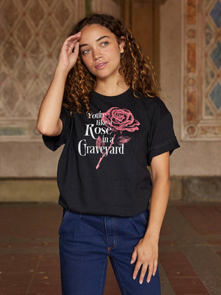 Alchemised: Rose in a Graveyard unisex t-shirt