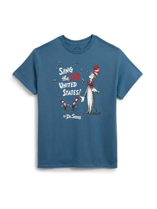 Dr. Seuss: Sing the 50 United States! unisex t-shirt
