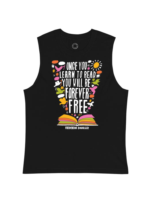 Frederick Douglass - Once You Learn to Read unisex tank top