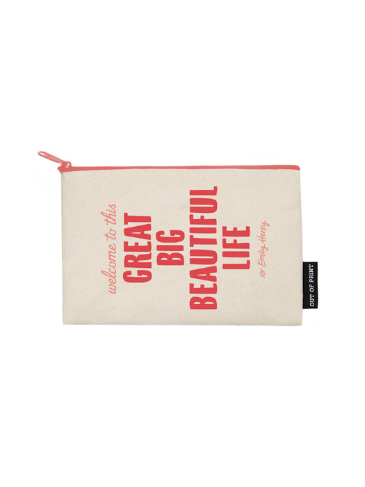 Emily Henry: Great Big Beautiful Life pouch