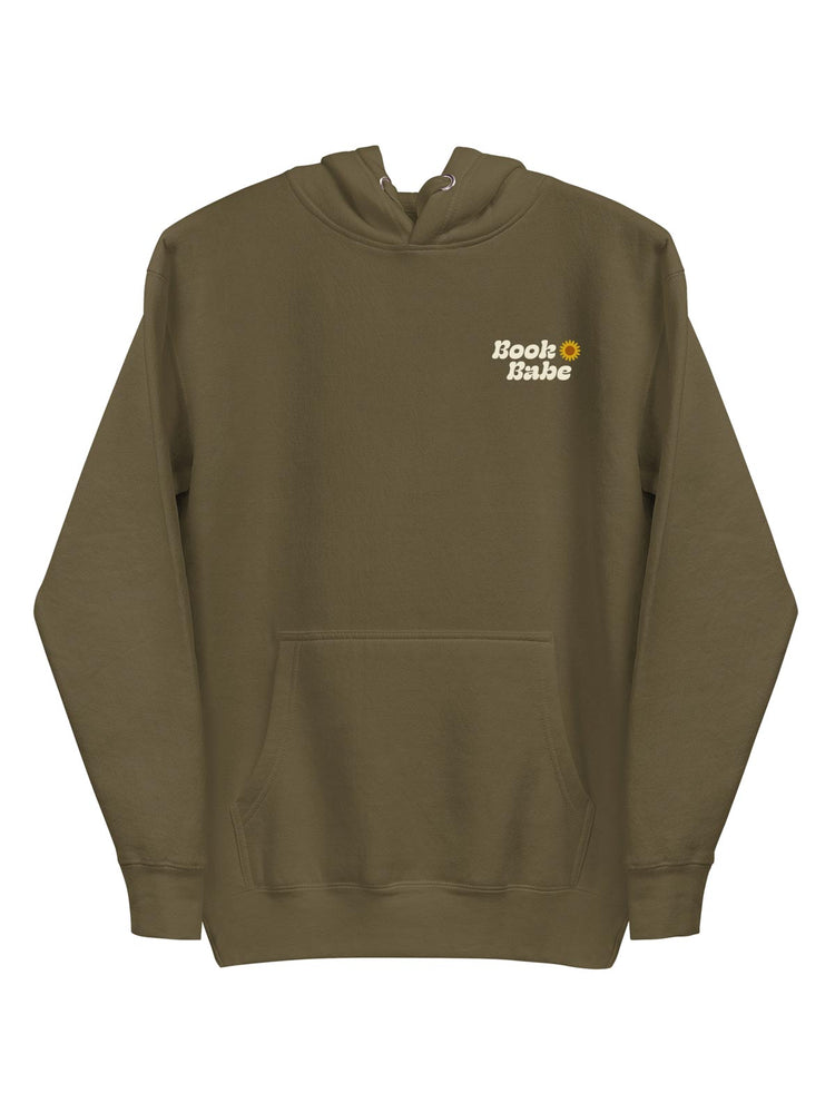 Book Babe embroidered unisex hoodie