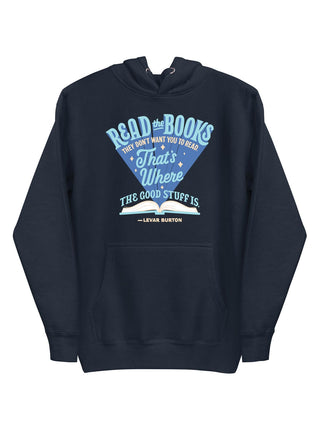 LeVar Burton "Read the Books They Don't Want You to Read" unisex hoodie