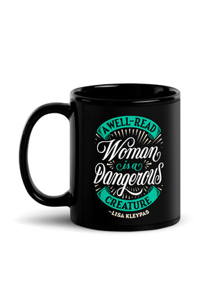 A Well-Read Woman is a Dangerous Creature mug