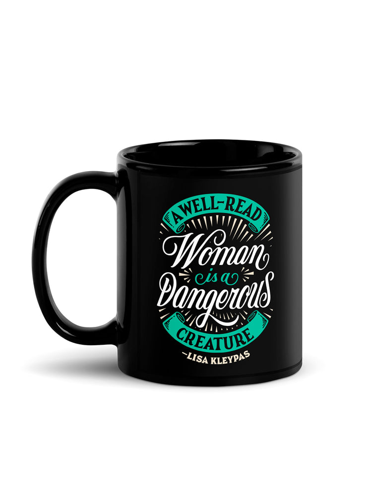 A Well-Read Woman is a Dangerous Creature mug