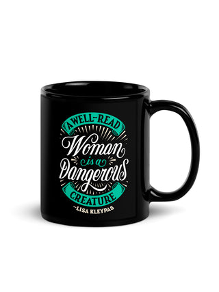 A Well-Read Woman is a Dangerous Creature mug