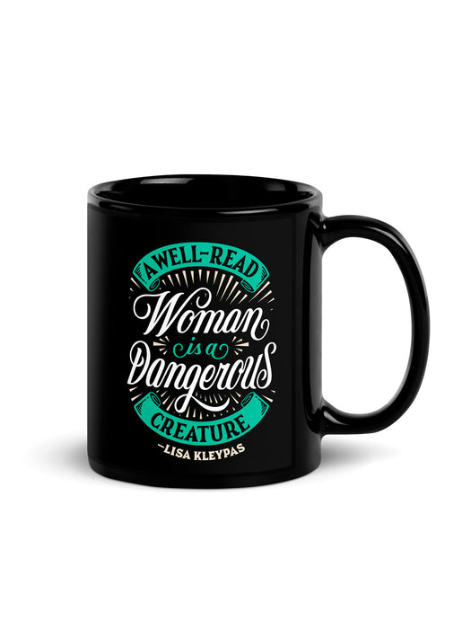 A Well-Read Woman is a Dangerous Creature mug