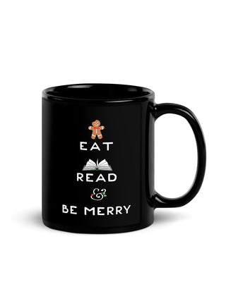 Eat, Read & Be Merry mug