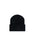 Black beanie on a white background