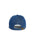 Blue denim cap on a white background