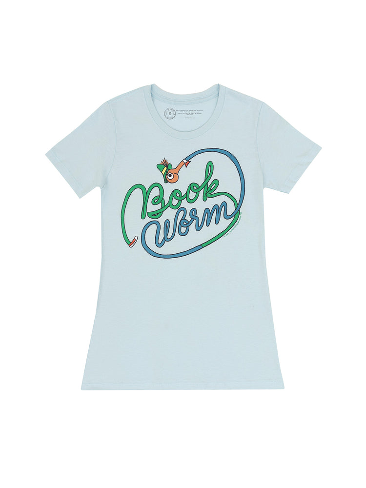 Richard Scarry Bookworm women's crew t-shirt