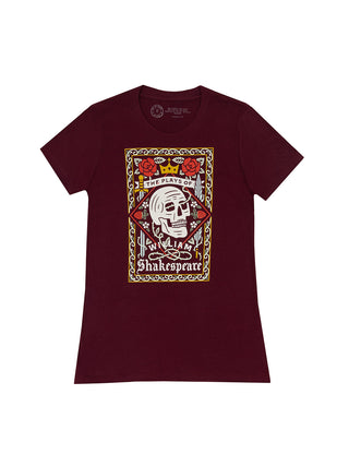 The Plays of William Shakespeare (Tanamachi) women's crew t-shirt