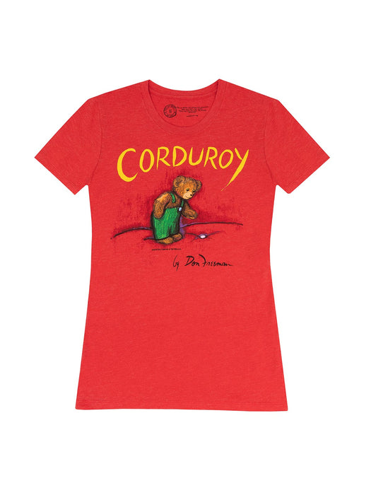 Corduroy women's crew t-shirt