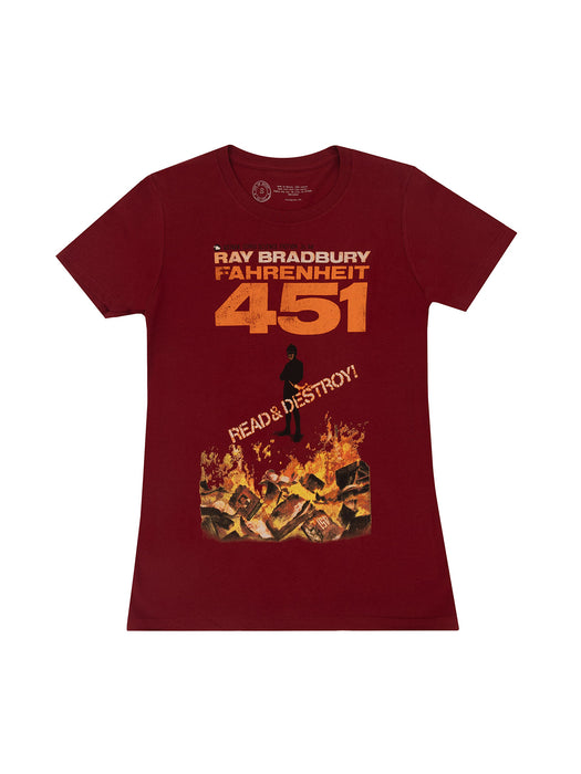 Fahrenheit 451 women's crew t-shirt