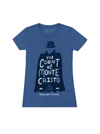 The Count of Monte Cristo women's crew t-shirt