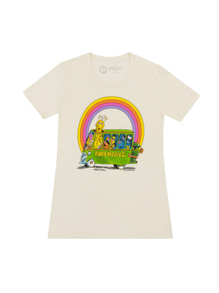 Sesame Street Bookmobile women's crew t-shirt