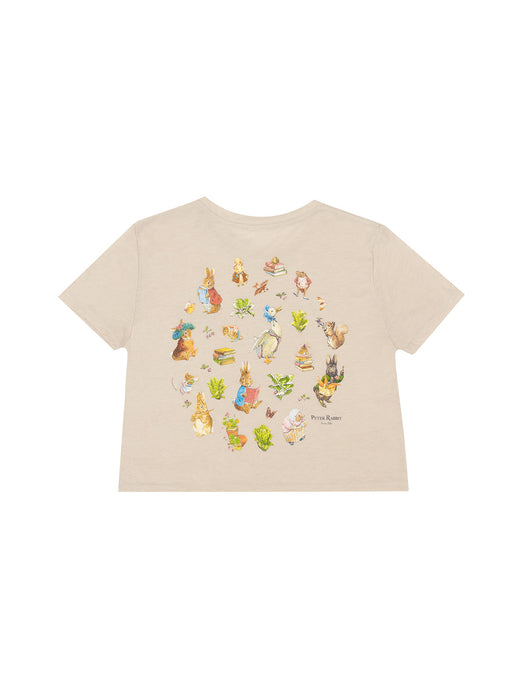 Peter Rabbit™ women's flowy crop t-shirt