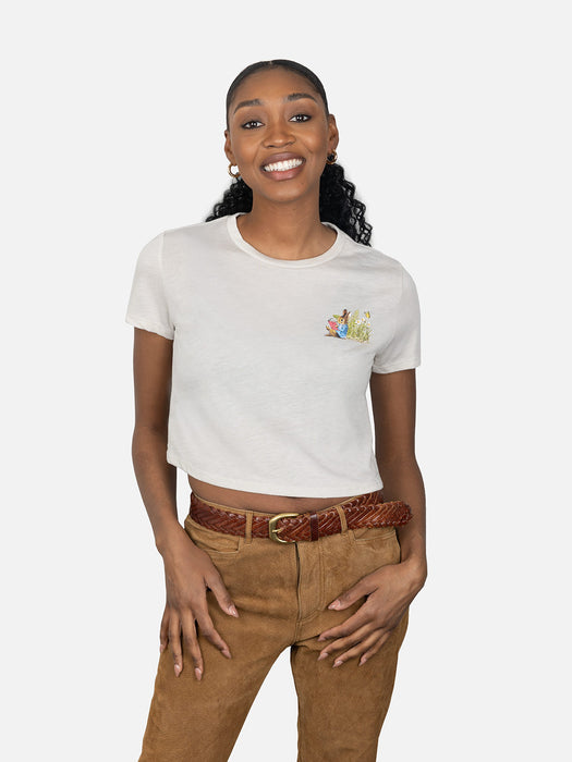 Peter Rabbit™ women's flowy crop t-shirt