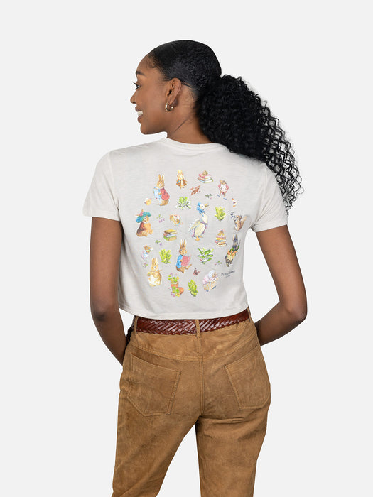 Peter Rabbit™ women's flowy crop t-shirt