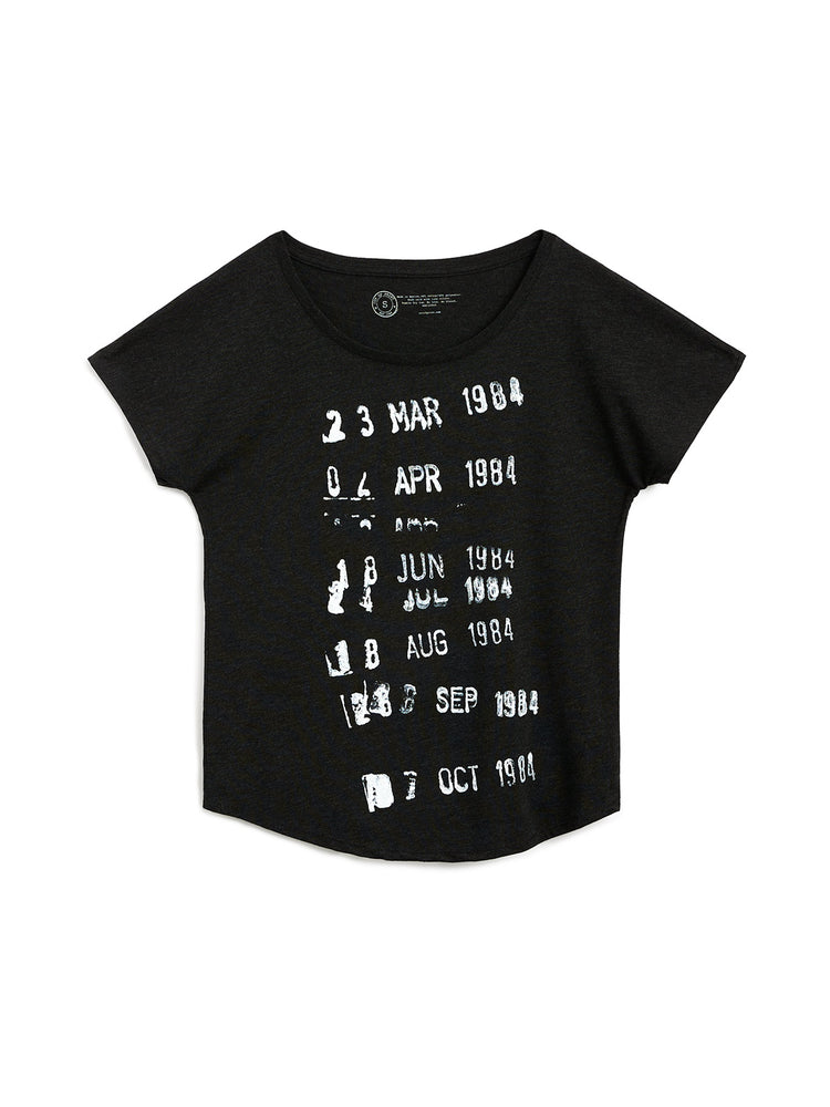 Library Stamp women's relaxed fit t-shirt