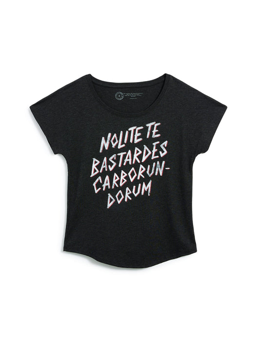 Nolite te bastardes carborundorum women's relaxed fit t-shirt