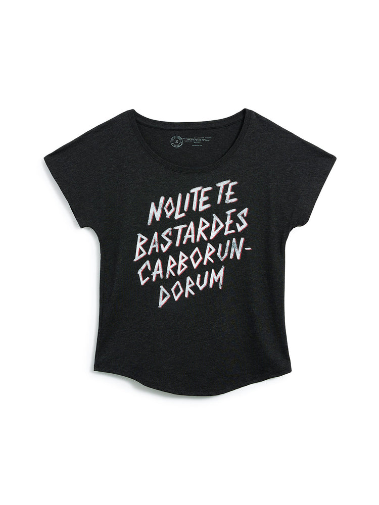 Nolite te bastardes carborundorum women's relaxed fit t-shirt