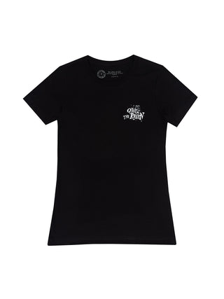Edgar Allan Poe Nevermore Raven women's crew t-shirt