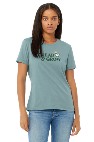 Read & Grow – women's crew t-shirt