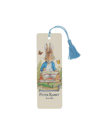 Bookmark with Peter Rabbit design on a white background