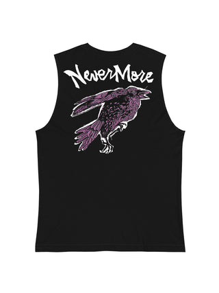 Edgar Allan Poe Nevermore Raven unisex tank top