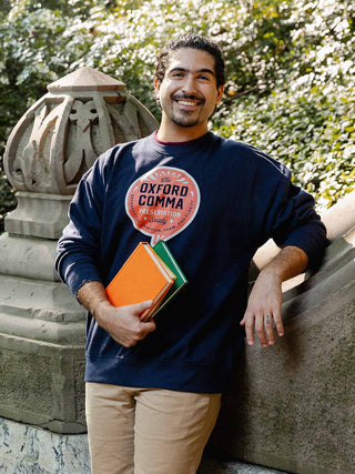 Oxford Comma Preservation Society unisex sweatshirt