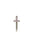 Decorative sword with pink accents on a white background