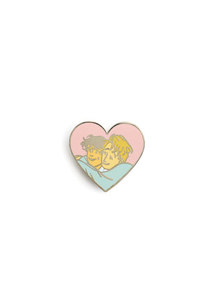 Heartstopper: Nick and Charlie enamel pin