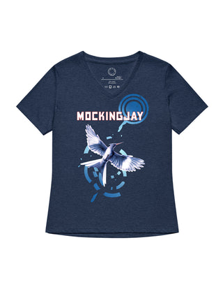 Hunger Games: Mockingjay women's v-neck t-shirt