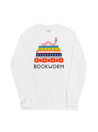 Holiday Bookworm unisex long sleeve