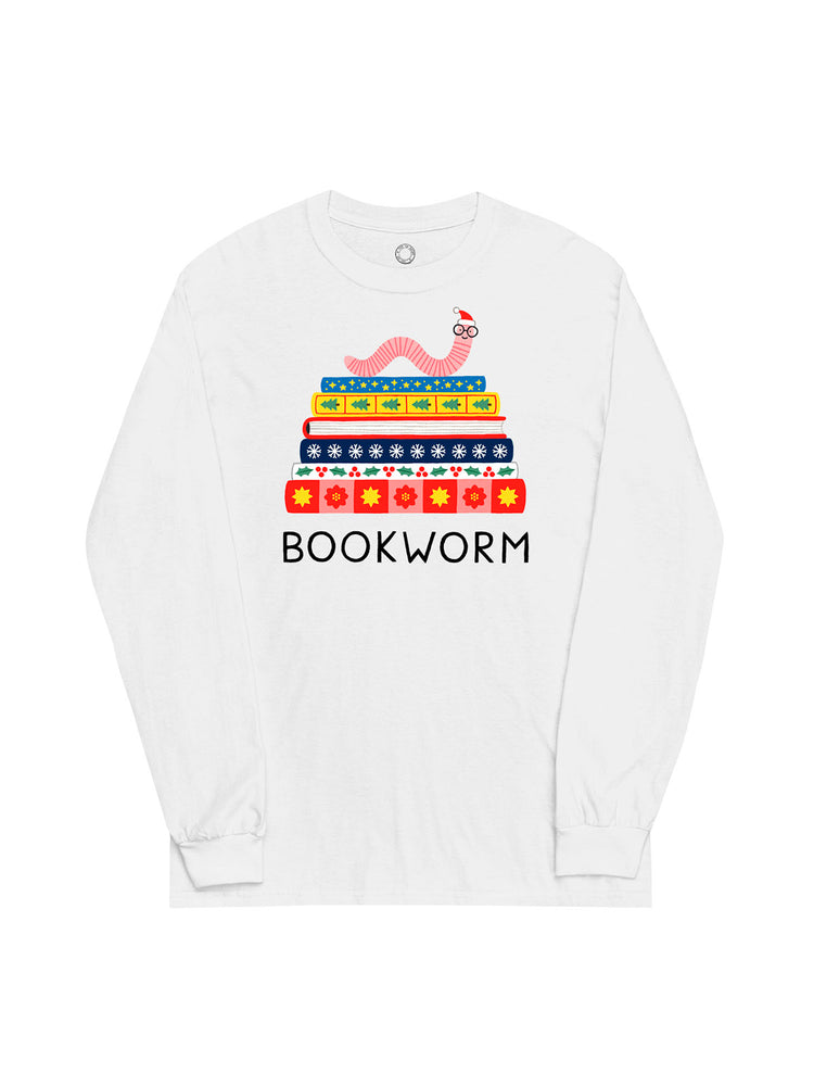 Holiday Bookworm unisex long sleeve