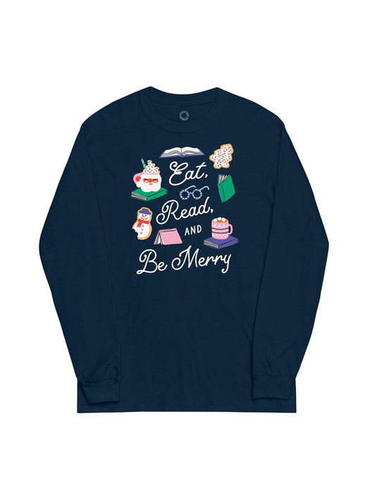 Eat, Read, & Be Merry unisex long sleeve