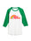 Green and white baseball shirt with 'Reading Rainbow' logo on a white background